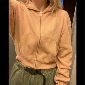 SKIMS Waffle Hoodie Ochre
